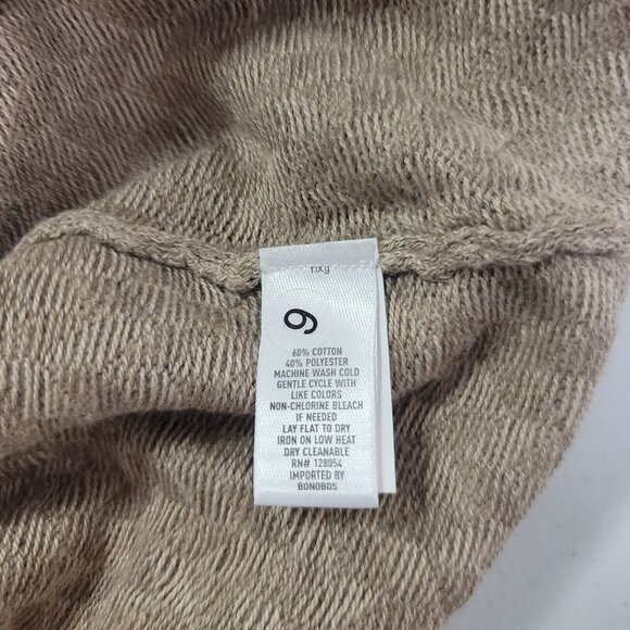 Bonobos Mens Slim Fit 1/4 Zip Herringbone Academia Sweater Size XXL Beige Herita - Picture 4 of 8